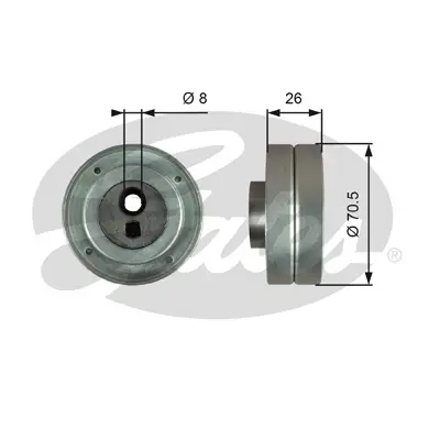 DA TENSIONERS T36761 DRIVEALIGN MV IDLER Gates 