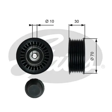 DA TENSIONERS T36763 DRIVEALIGN MV IDLER Gates 