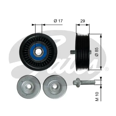 DA TENSIONERS T36765 DRIVEALIGN MV IDLER Gates 