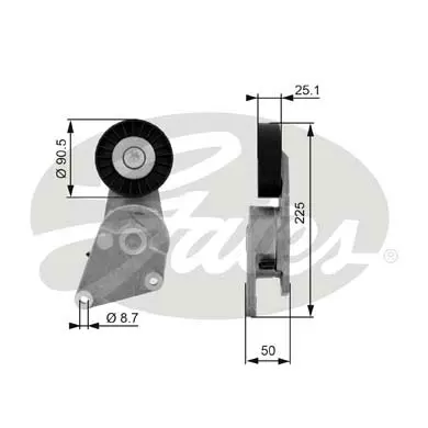 DA TENSIONERS T38234 DRIVEALIGN MV TENS Gates 