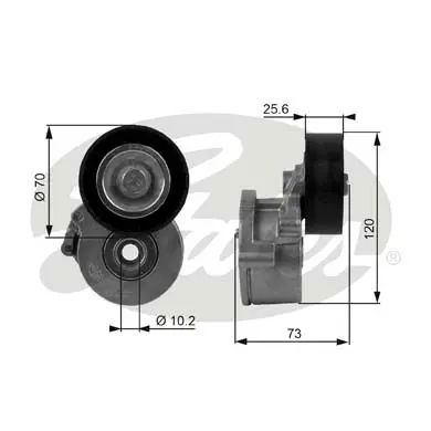 DA TENSIONERS T38237 DRIVEALIGN MV TENS Gates 