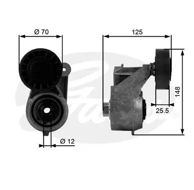 DA TENSIONERS T38263 DRIVEALIGN MV TENS Gates 