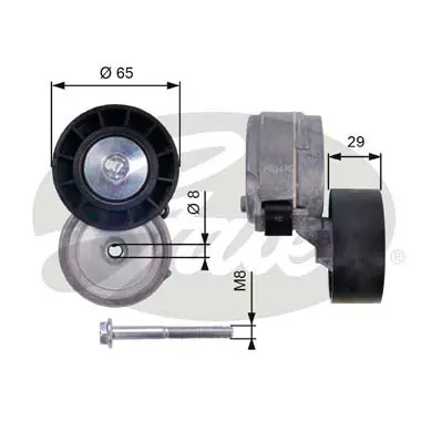 DA TENSIONERS T38364 DRIVEALIGN MV TENS Gates 