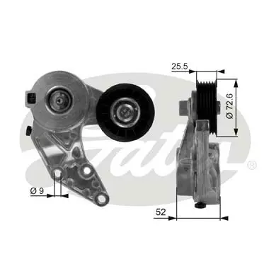 DA TENSIONERS T38377 DRIVEALIGN MV TENS Gates 