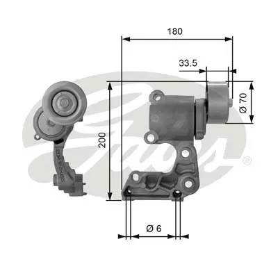 DA TENSIONERS T38410 DRIVEALIGN MV TENS Gates 