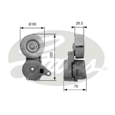 DA TENSIONERS T38413 DRIVEALIGN MV TENS Gates 