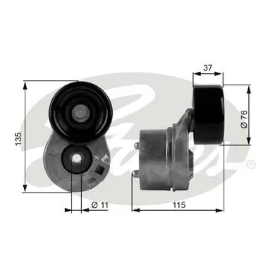 DA TENSIONERS T38431 DRIVEALIGN MV TENS Gates 