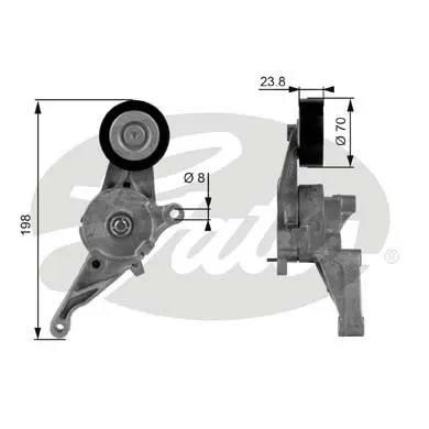 DA TENSIONERS T38436 DRIVEALIGN MV TENS Gates 