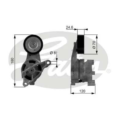 DA TENSIONERS T38438 DRIVEALIGN MV TENS Gates 