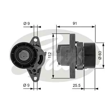 DA TENSIONERS T38456 DRIVEALIGN MV TENS Gates 