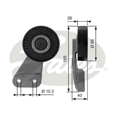 DA TENSIONERS T38461 DRIVEALIGN MV TENS Gates 