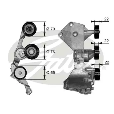 DA TENSIONERS T38466 DRIVEALIGN MV TENS Gates 