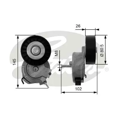 DA TENSIONERS T38473 DRIVEALIGN MV TENS Gates 