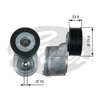 DA TENSIONERS HEAVY DUTY T38542 FLEETRUNNER MV TENS Gates 