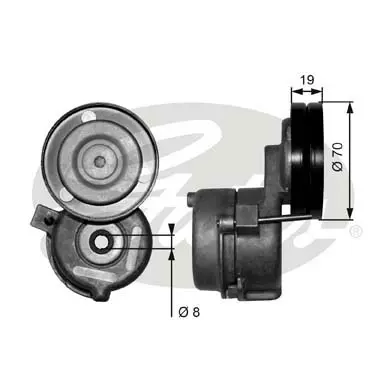 DA TENSIONERS HEAVY DUTY T38558 FLEETRUNNER MV TENS Gates 
