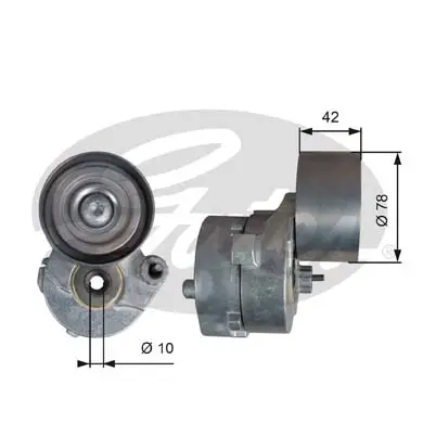 DA TENSIONERS HEAVY DUTY T38560 FLEETRUNNER MV TENS Gates 