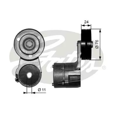 DA TENSIONERS HEAVY DUTY T38562 FLEETRUNNER MV TENS Gates 