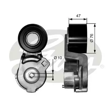 DA TENSIONERS HEAVY DUTY T38566 FLEETRUNNER MV TENS Gates 