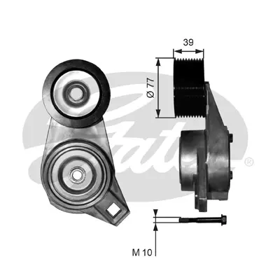 DA TENSIONERS HEAVY DUTY T38581 FLEETRUNNER MV TENS Gates 