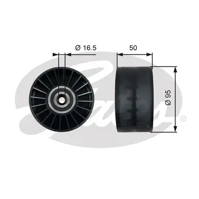 DriveAlign® Tensioner Pulley T38678 FLEETRUNNER MV TENS 