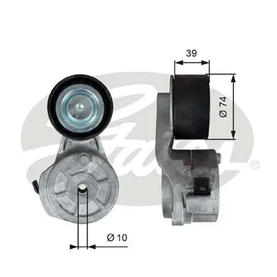 DA TENSIONERS HEAVY DUTY T38706 FLEETRUNNER MV TENS Gates 