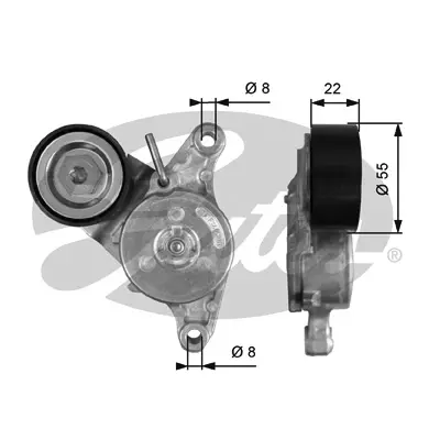 DA TENSIONERS T39392 DRIVEALIGN MV TENS Gates 