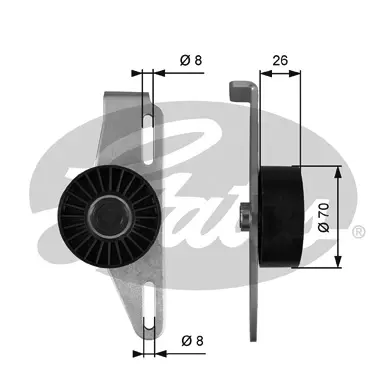 DA TENSIONERS T39393 DRIVEALIGN MV TENS Gates 