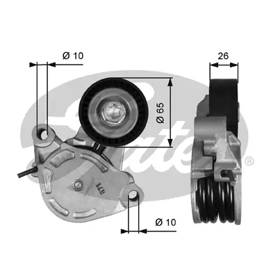 DA TENSIONERS T39400 DRIVEALIGN MV TENS Gates 