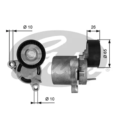 DA TENSIONERS T39403 DRIVEALIGN MV TENS Gates 
