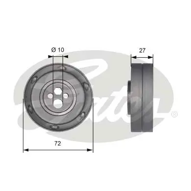 PG tensioners T41216 POWERGRIP TENSIONER Gates 