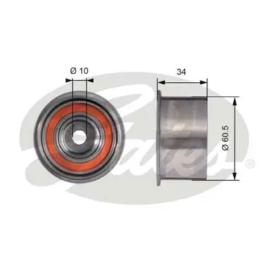 PG tensioners T41226 POWERGRIP IDLER Gates 