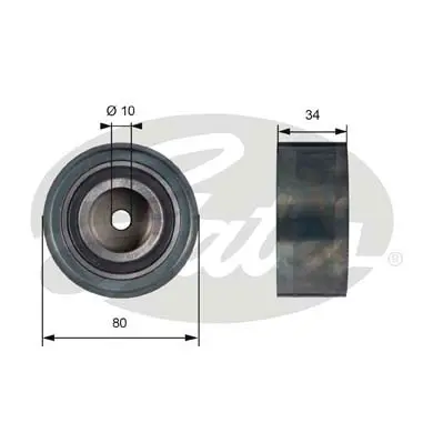 PG tensioners T41238 POWERGRIP IDLER Gates 