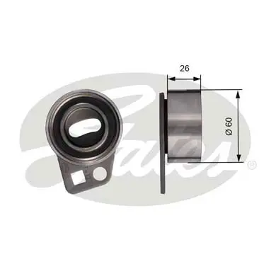 PG tensioners T41275 POWERGRIP TENSIONER Gates 