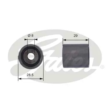 PG tensioners T42044 POWERGRIP IDLER Gates 