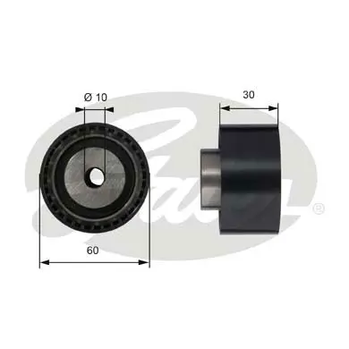 PG tensioners T42070 POWERGRIP IDLER Gates 