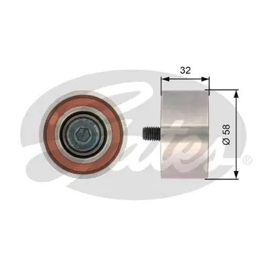 PG tensioners T42141 POWERGRIP IDLER Gates 