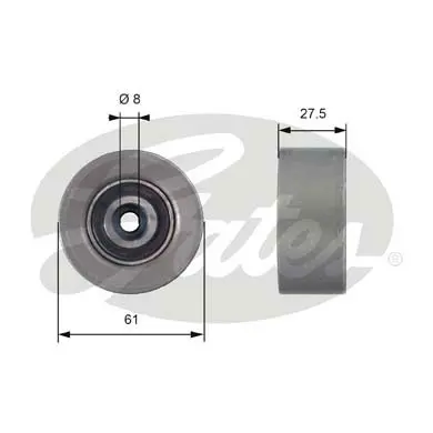 PG tensioners T42151 POWERGRIP IDLER Gates 