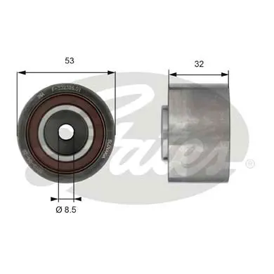 PG tensioners T42179 POWERGRIP IDLER Gates 