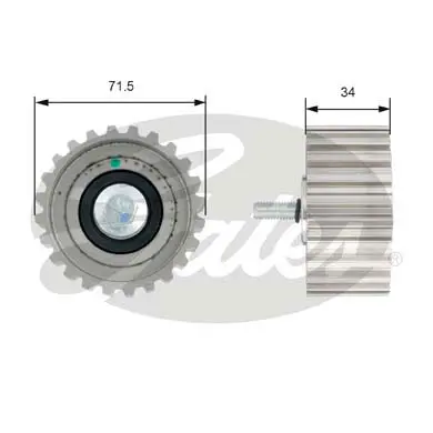PG tensioners T42183 POWERGRIP IDLER Gates 