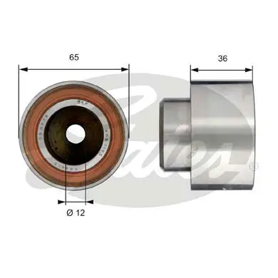 PG tensioners T42184 POWERGRIP IDLER Gates 