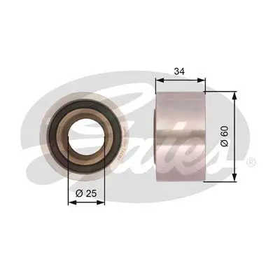 PG tensioners T42187 POWERGRIP IDLER Gates 