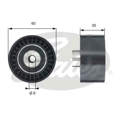 PG tensioners T42188 POWERGRIP IDLER Gates 