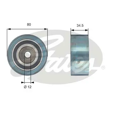 PG tensioners T42193 POWERGRIP IDLER Gates 