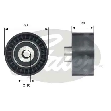 PG tensioners T42199 POWERGRIP IDLER Gates 