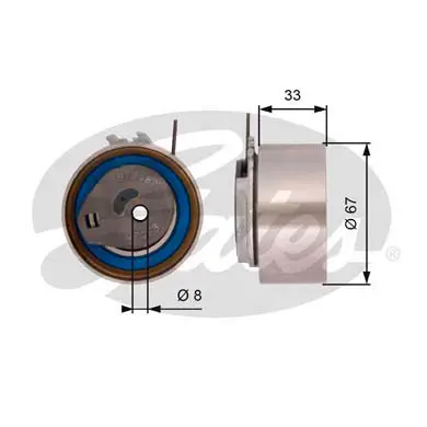 PG tensioners T43001 POWERGRIP TENSIONER Gates 