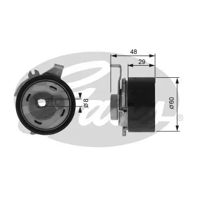 PG tensioners T43003 POWERGRIP TENSIONER Gates 