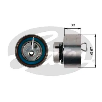 PG tensioners T43005 POWERGRIP TENSIONER Gates 