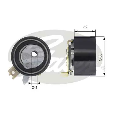 PG tensioners T43014 POWERGRIP TENSIONER Gates 