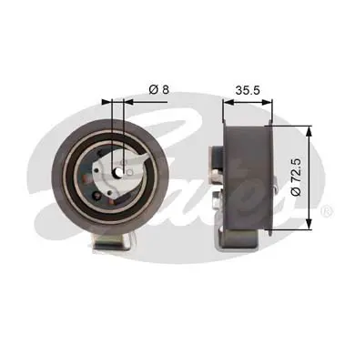 PG tensioners T43020 POWERGRIP TENSIONER Gates 