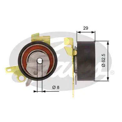 PG tensioners T43022 POWERGRIP TENSIONER Gates 